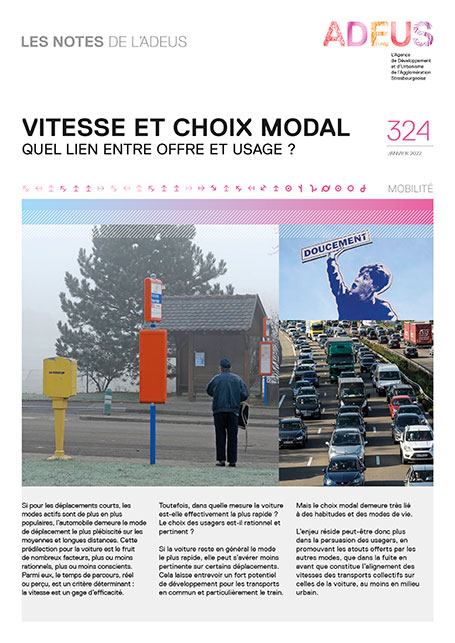 vitesse et choix modal : quel lien entre offre et usage ?