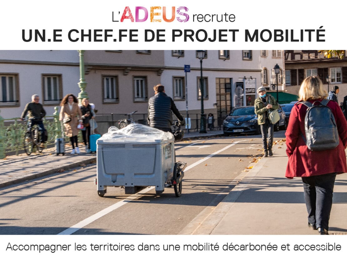 L'ADEUS recrute un.e chef.fe de projet mobilité