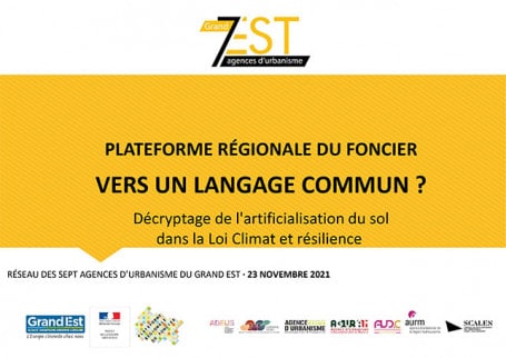 Plateforme régionale du foncier vers un langage commun ?